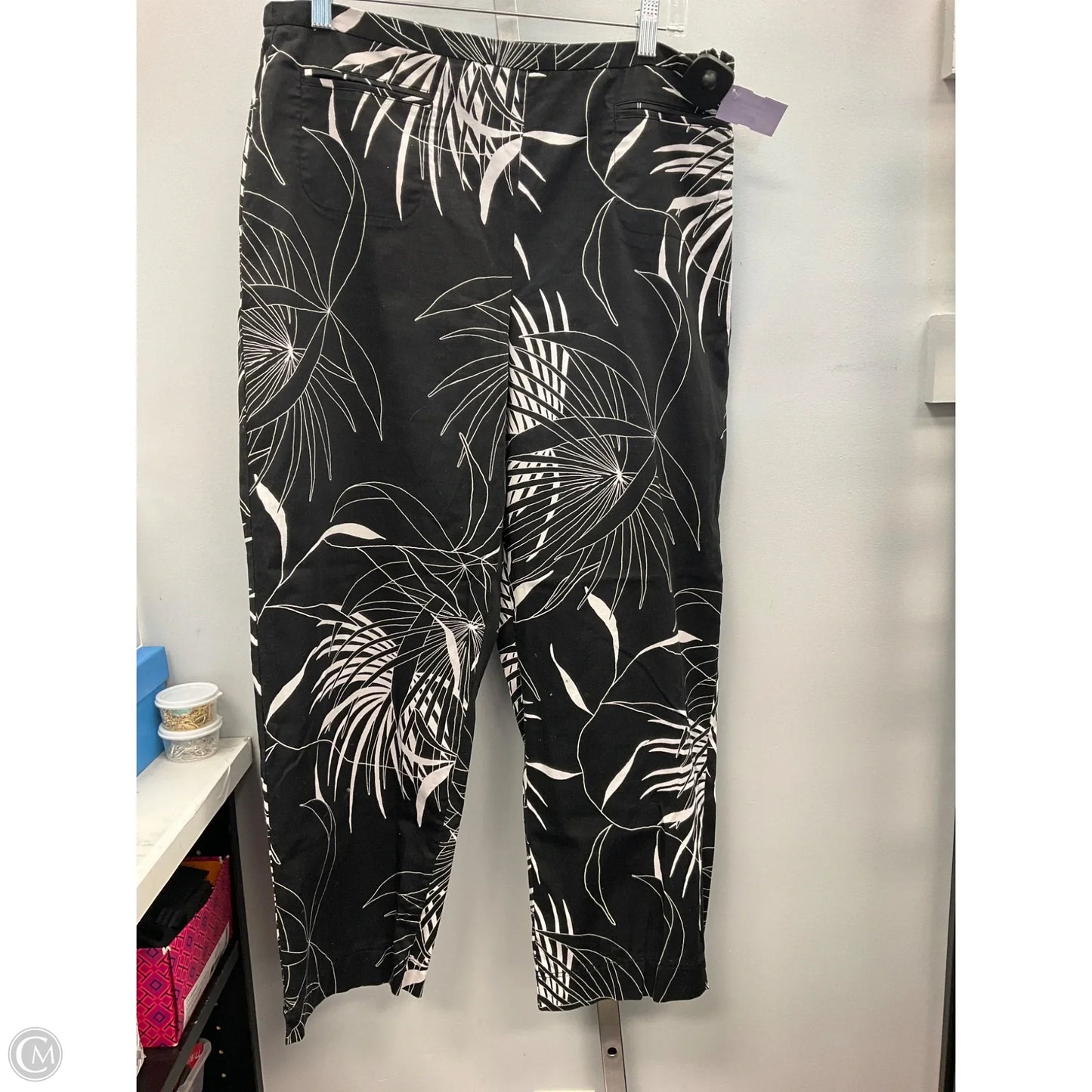 Pants Other By Chicos In Black & White, Size: Xl