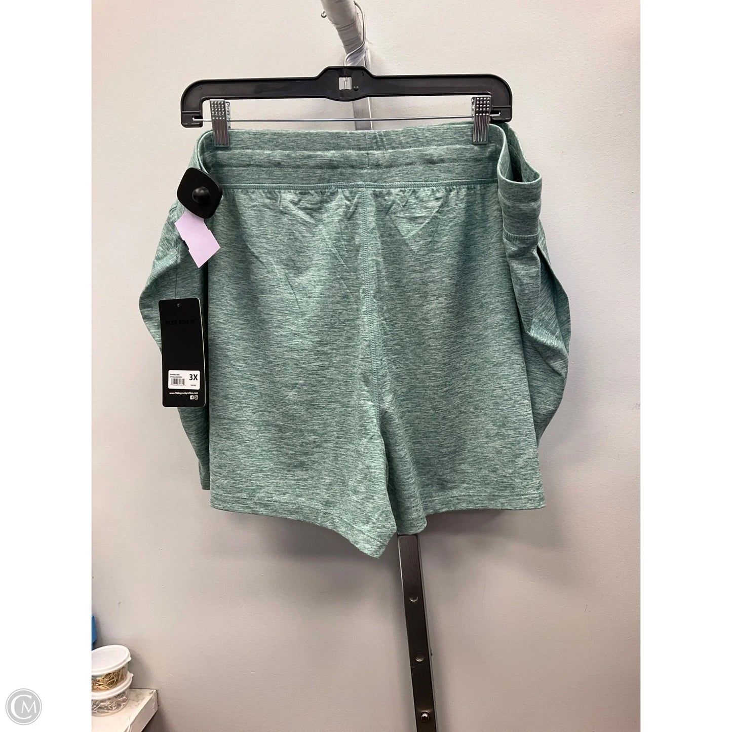 Athletic Shorts By 90 Degrees By Reflex In Green, Size: 3x