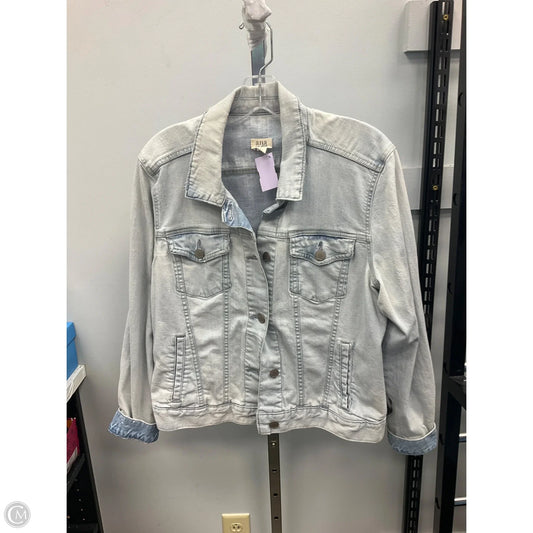 Jacket Denim By Ana In Blue Denim, Size: L