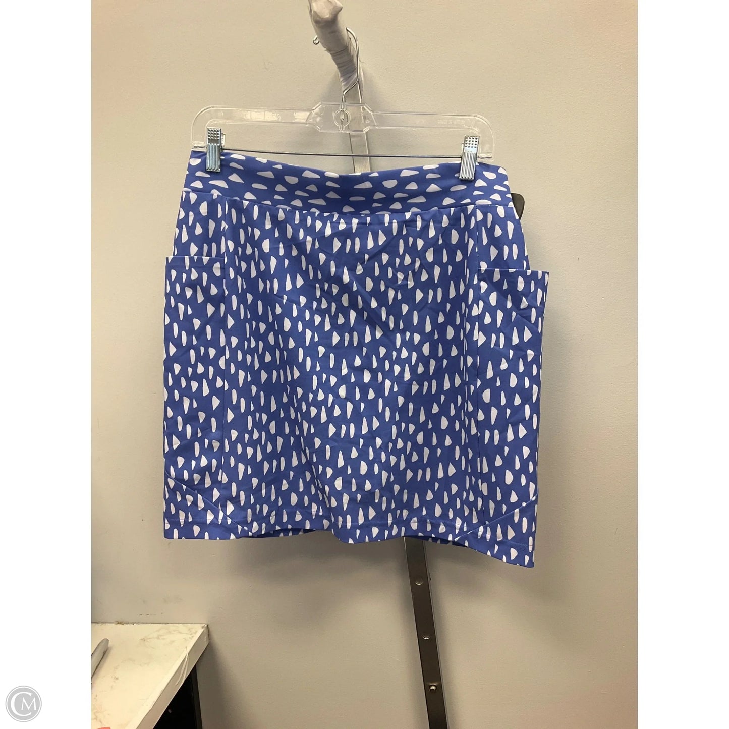 Skort By Chicos In Blue & White, Size: 4