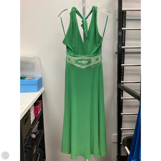 Dress Casual Midi By White House Black Market In Green, Size: 2
