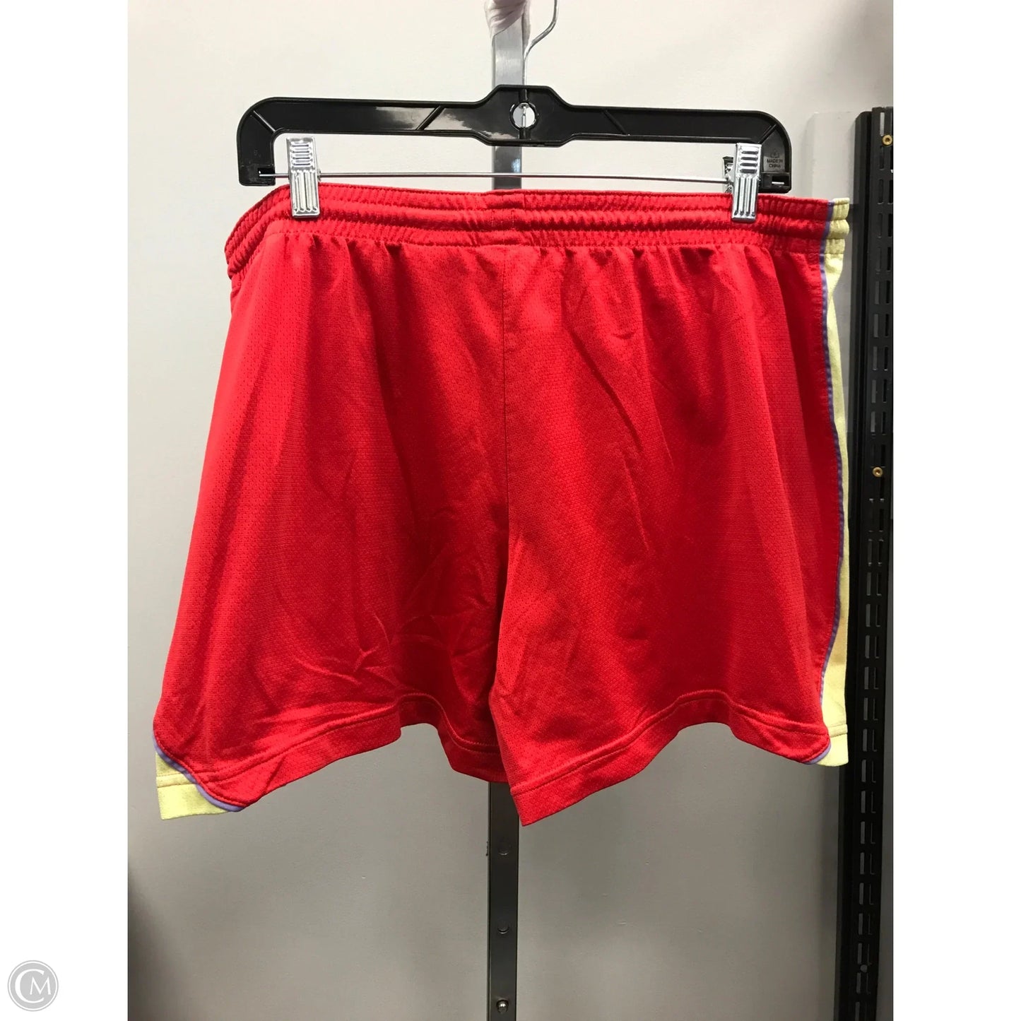 Athletic Shorts By Nike Apparel In Red & Yellow, Size: Xl