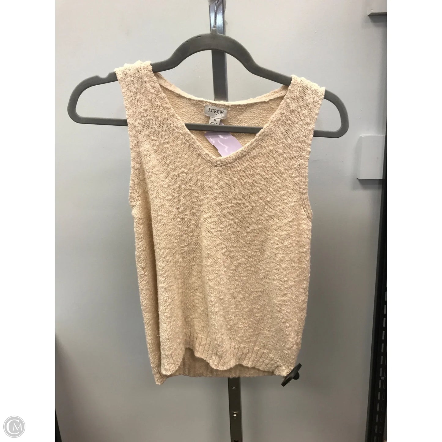 Top Sleeveless By J. Jill In Cream, Size: S