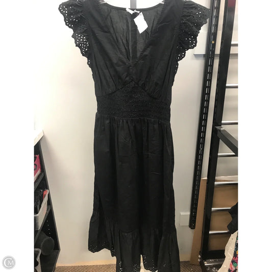 Dress Casual Midi By Gap In Black, Size: S
