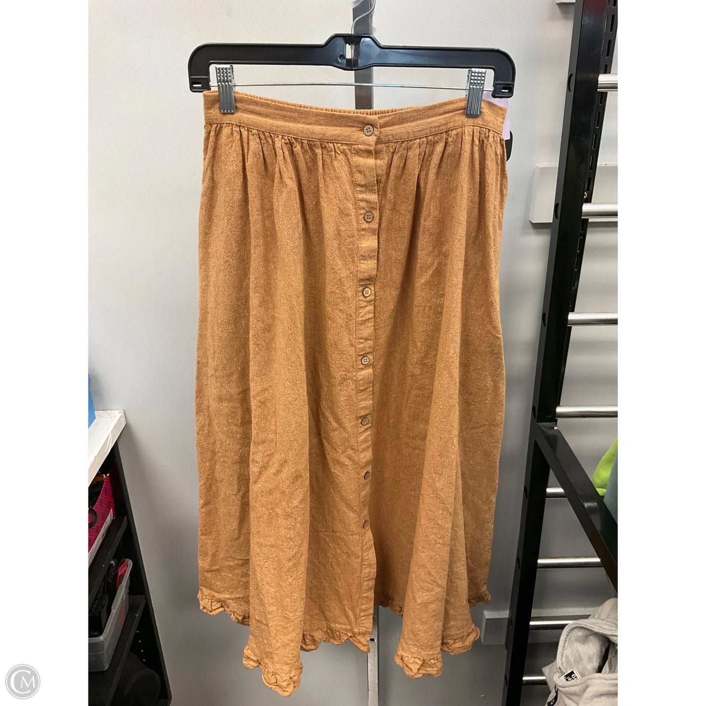 Skirt Midi By Rylee + Cru In Tan, Size: M