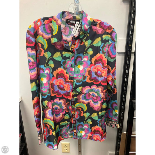 Top Long Sleeve By Johnny Was In Multi-colored, Size: S