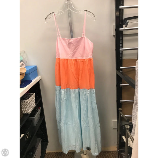 Dress Casual Midi By J. Crew In Multi-colored, Size: 8