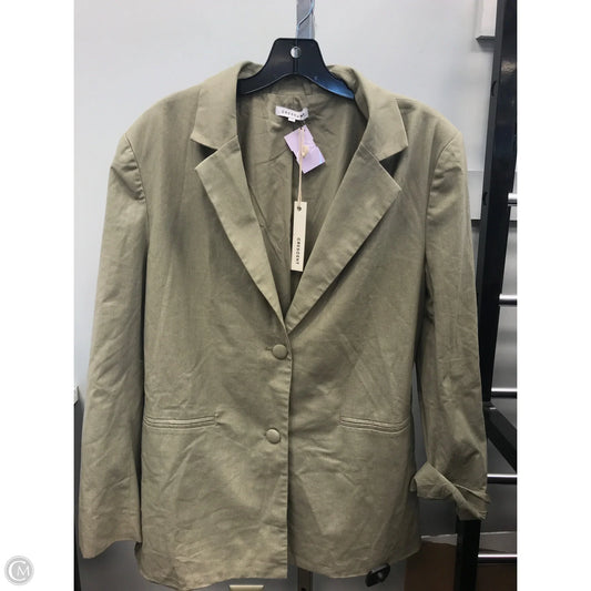 Blazer By Clothes Mentor In Green, Size: M