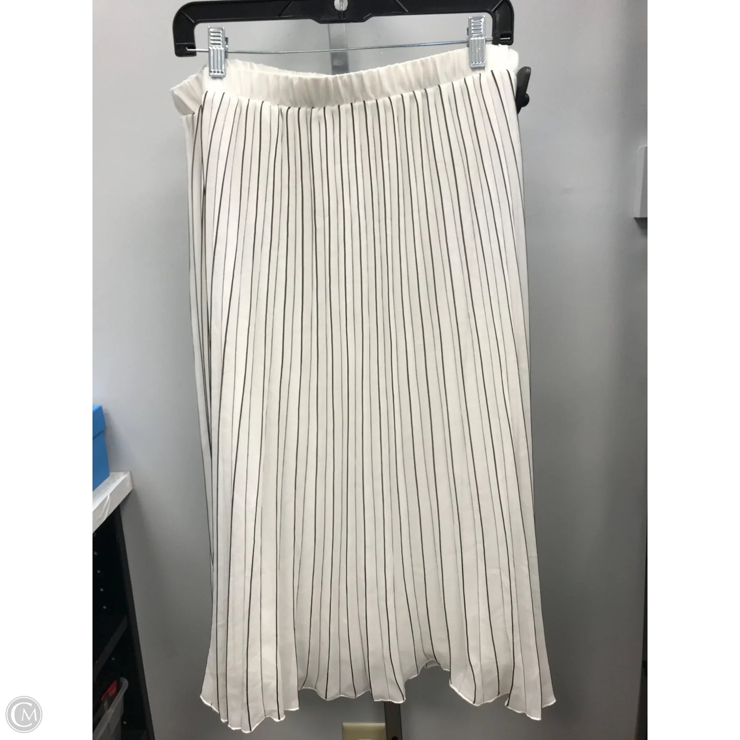Skirt Midi By Wdny In Striped Pattern, Size: L