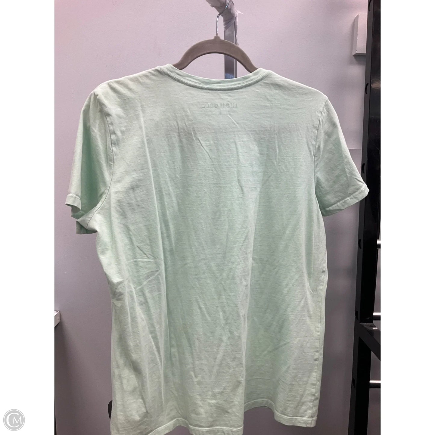 Top Short Sleeve Basic By Life Is Good In Green, Size: L