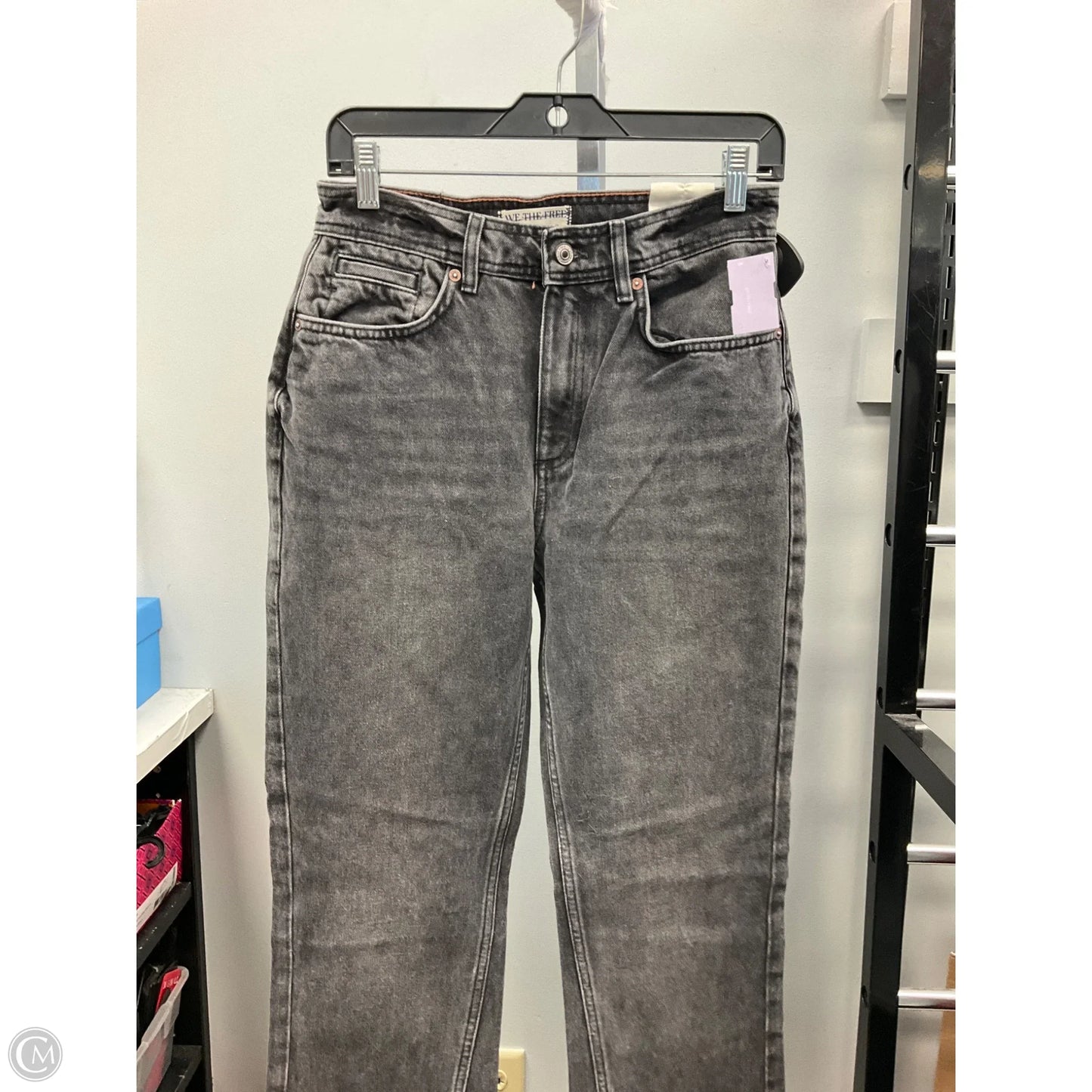 Jeans Straight By We The Free In Grey Denim, Size: 4