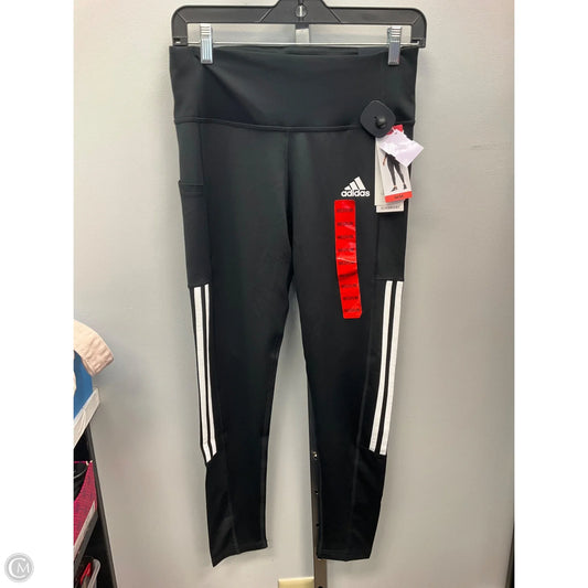 Athletic Leggings By Adidas In Black, Size: M
