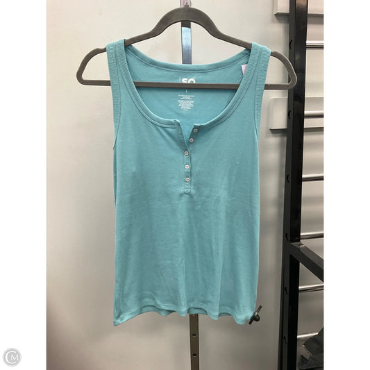 Tank Top By So In Blue, Size: L
