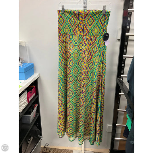 Skirt Midi By Lularoe In Geometric Pattern, Size: S