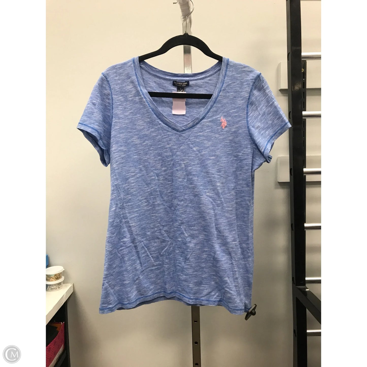 Top Short Sleeve Basic By Us Polo Assoc In Blue, Size: L