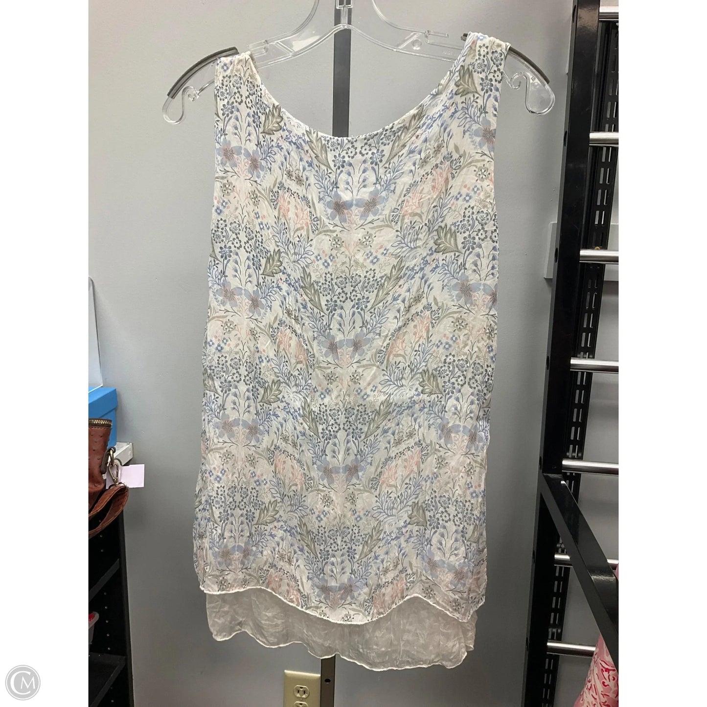 Top Sleeveless By Cmc In Floral Print, Size: S