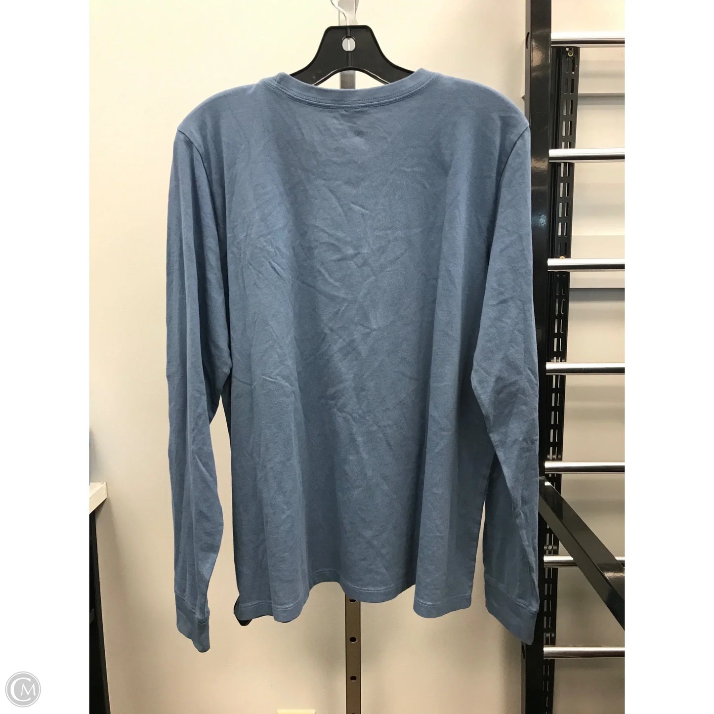 Top Long Sleeve Basic By Life Is Good In Blue, Size: L