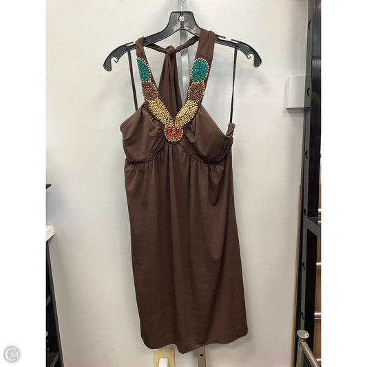 Dress Casual Short By Iz Byer In Brown, Size: Xl