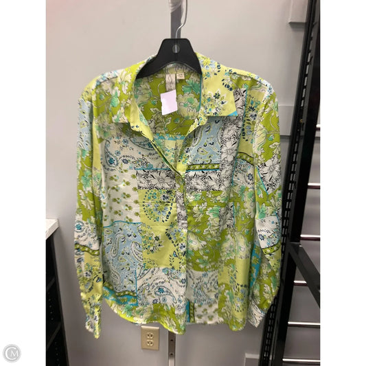 Top Long Sleeve By Joie In Multi-colored, Size: M