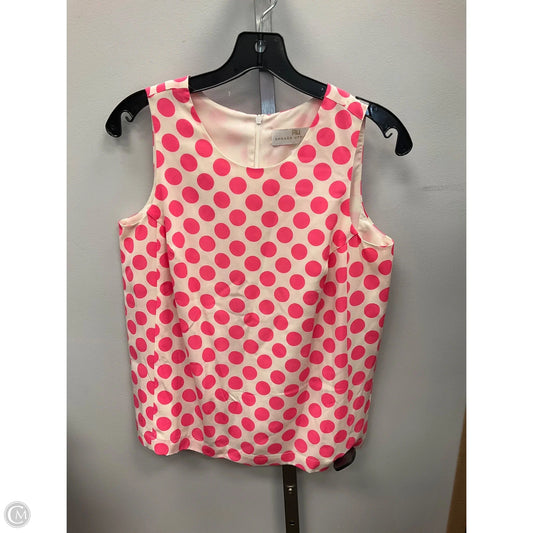 Top Sleeveless By Amanda Uprichard In Polkadot Pattern, Size: S