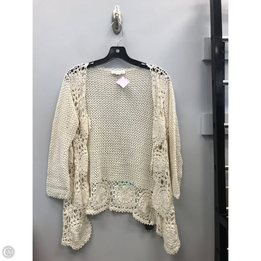 Cardigan By Coldwater Creek In Cream, Size: M