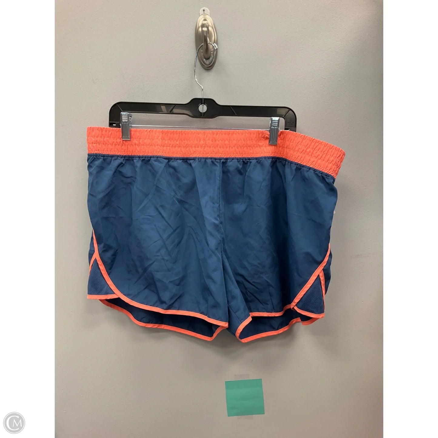 Athletic Shorts By Crane In Blue & Pink, Size: Xl