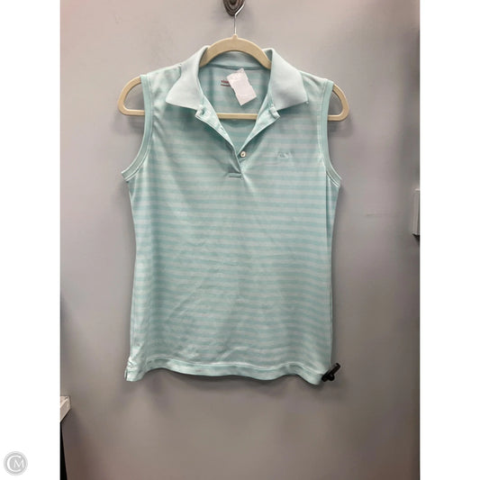 Top Sleeveless By Vineyard Vines In Teal, Size: S