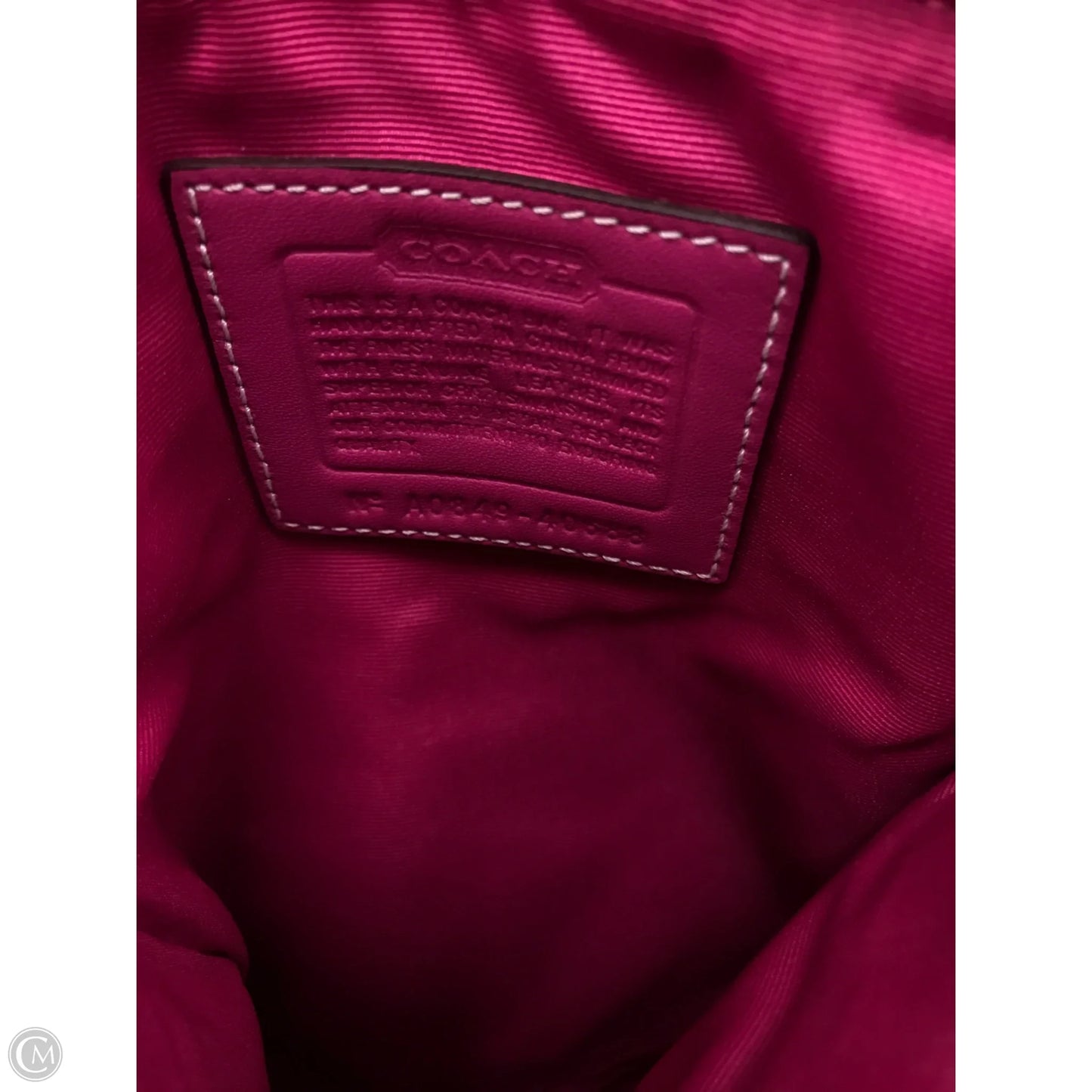 Crossbody Designer By Coach, Size: Medium