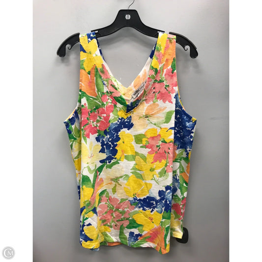 Top Sleeveless By White House Black Market In Multi-colored, Size: Xl