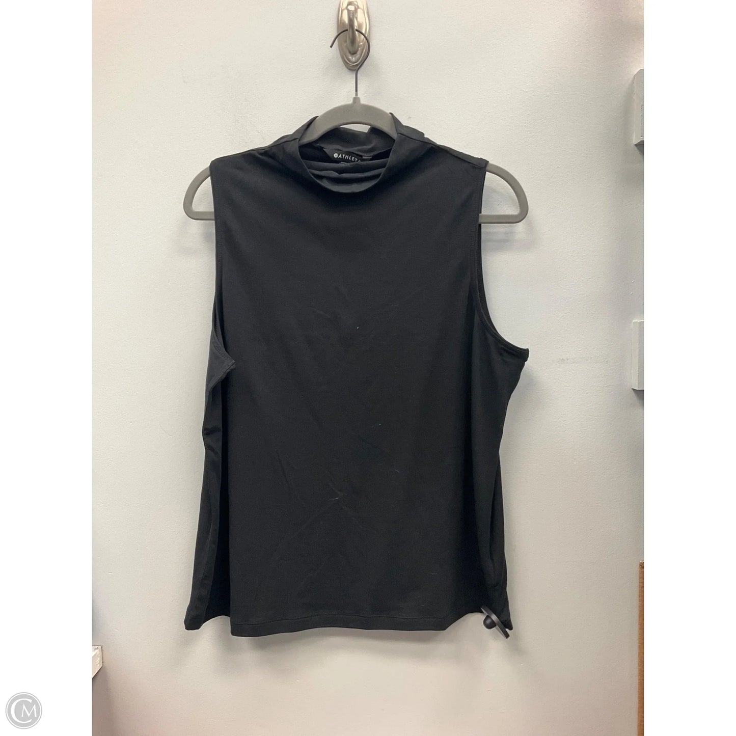 Top Sleeveless By Athleta In Black, Size: L