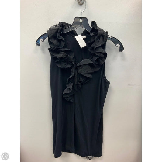 Top Sleeveless By Cabi In Black, Size: M