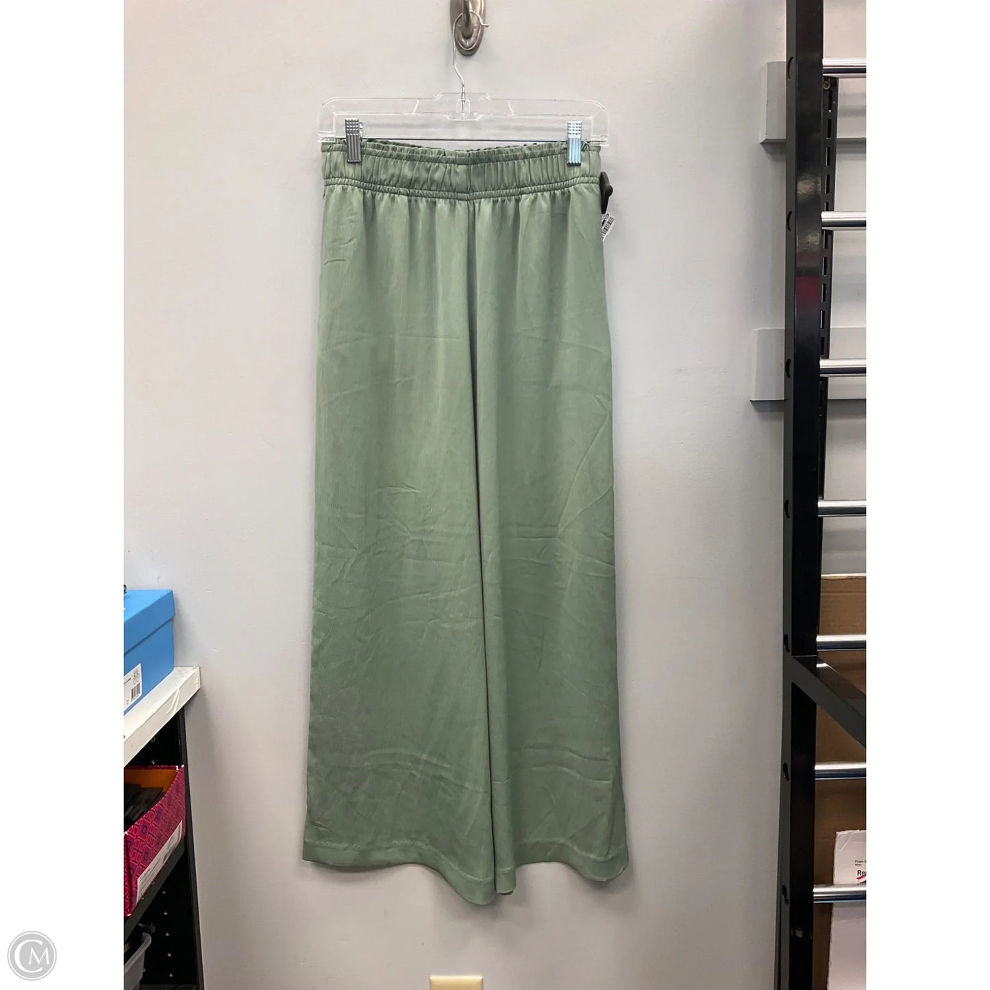 Pants Wide Leg By H&m In Green, Size: S