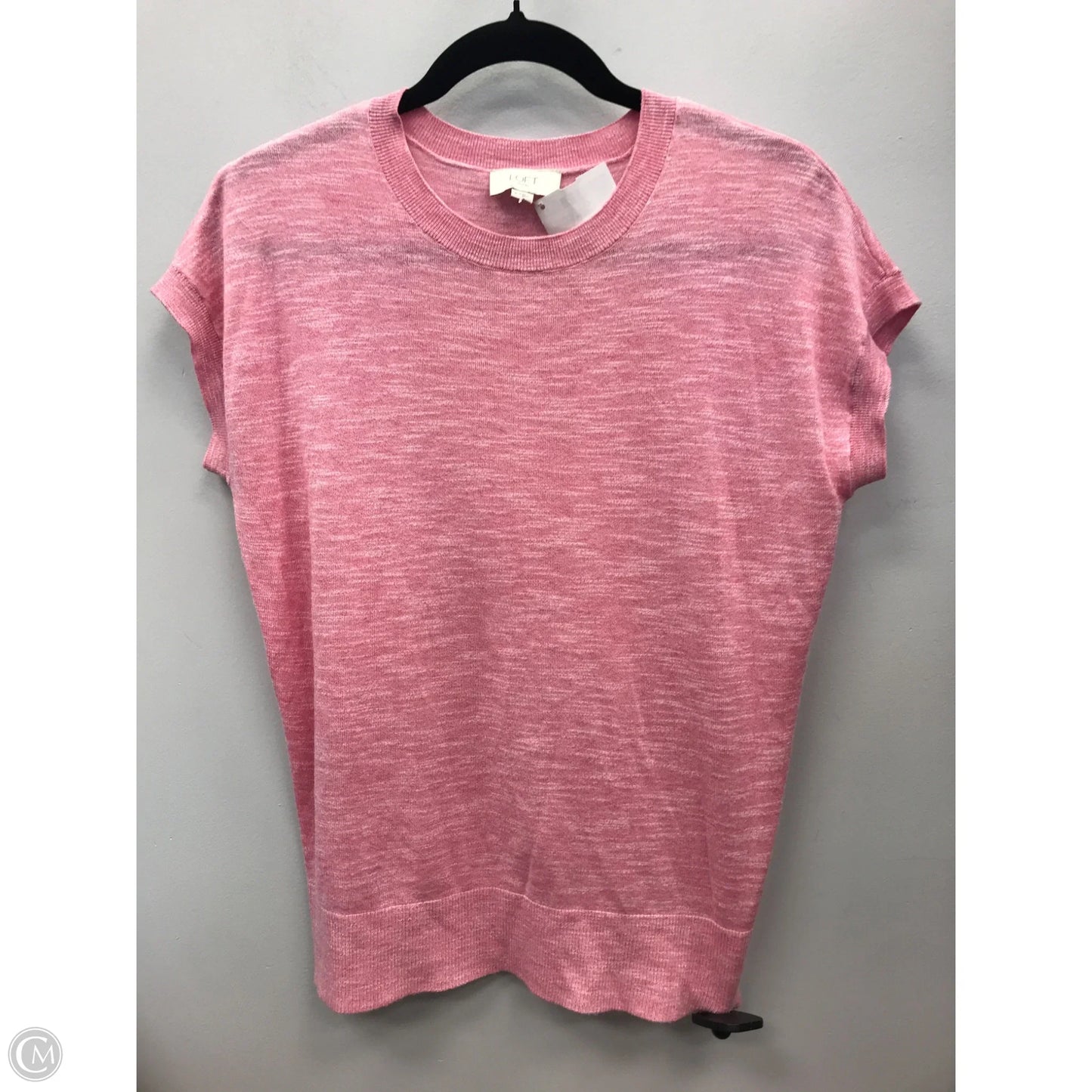 Top Sleeveless By Loft In Pink, Size: S