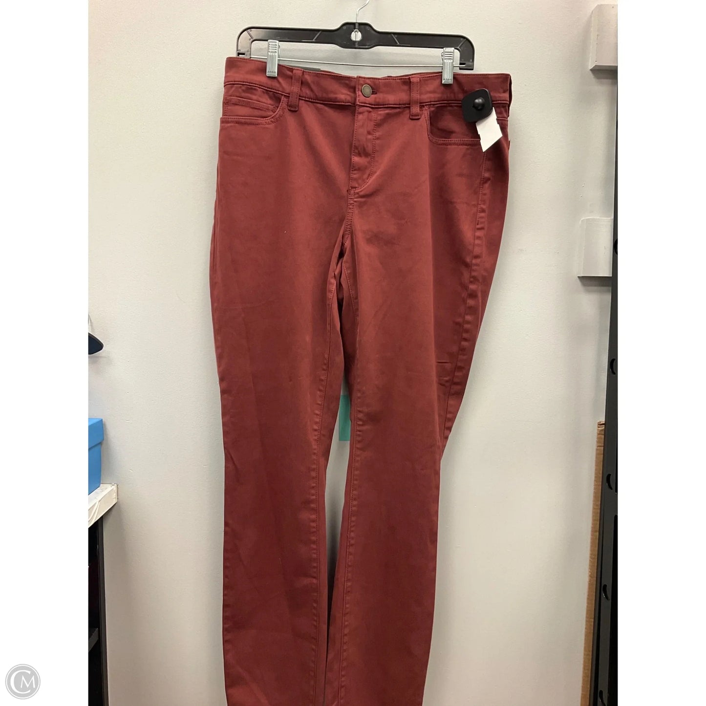 Jeans Jeggings By Ann Taylor In Brown, Size: 12