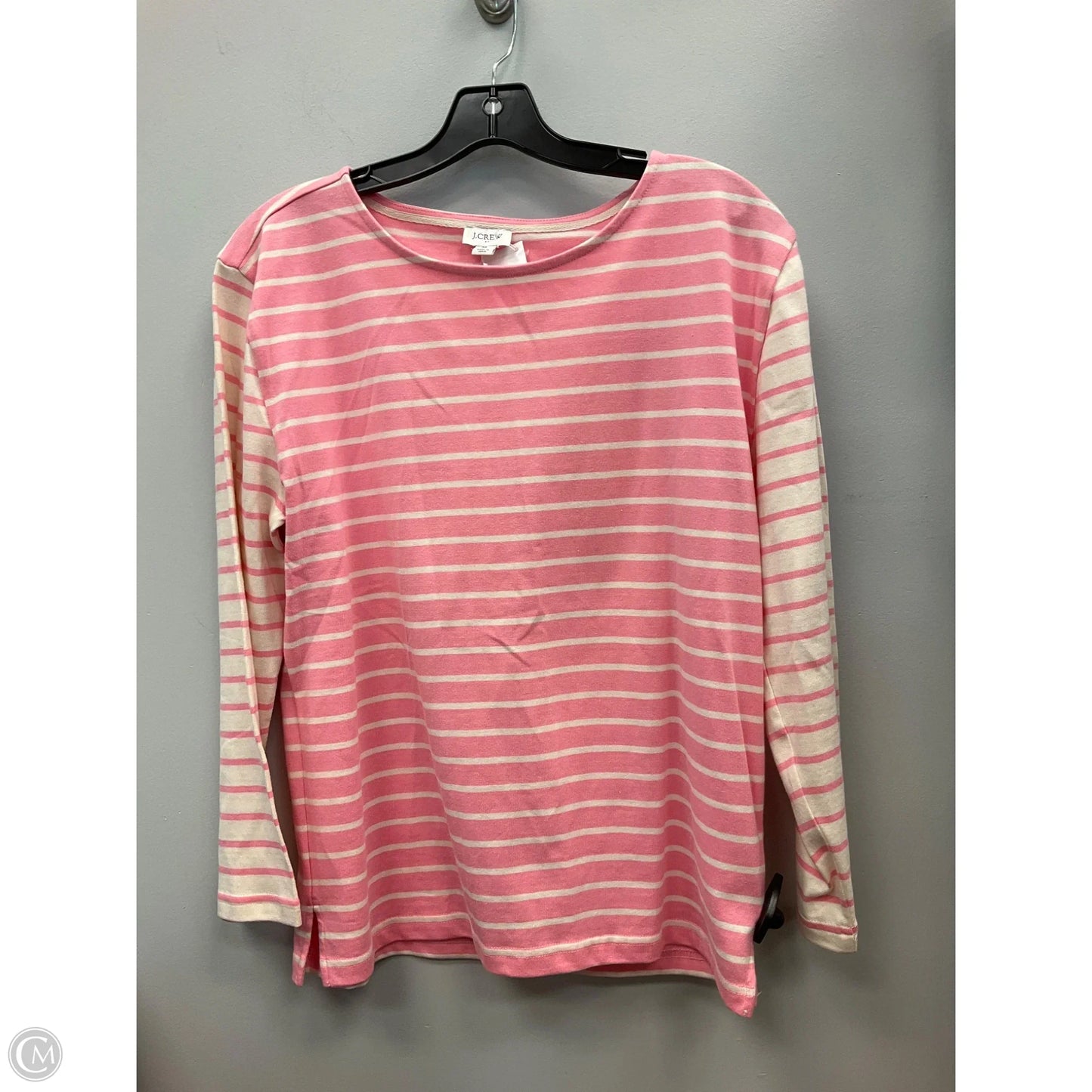 Top Long Sleeve By J. Crew In Striped Pattern, Size: M