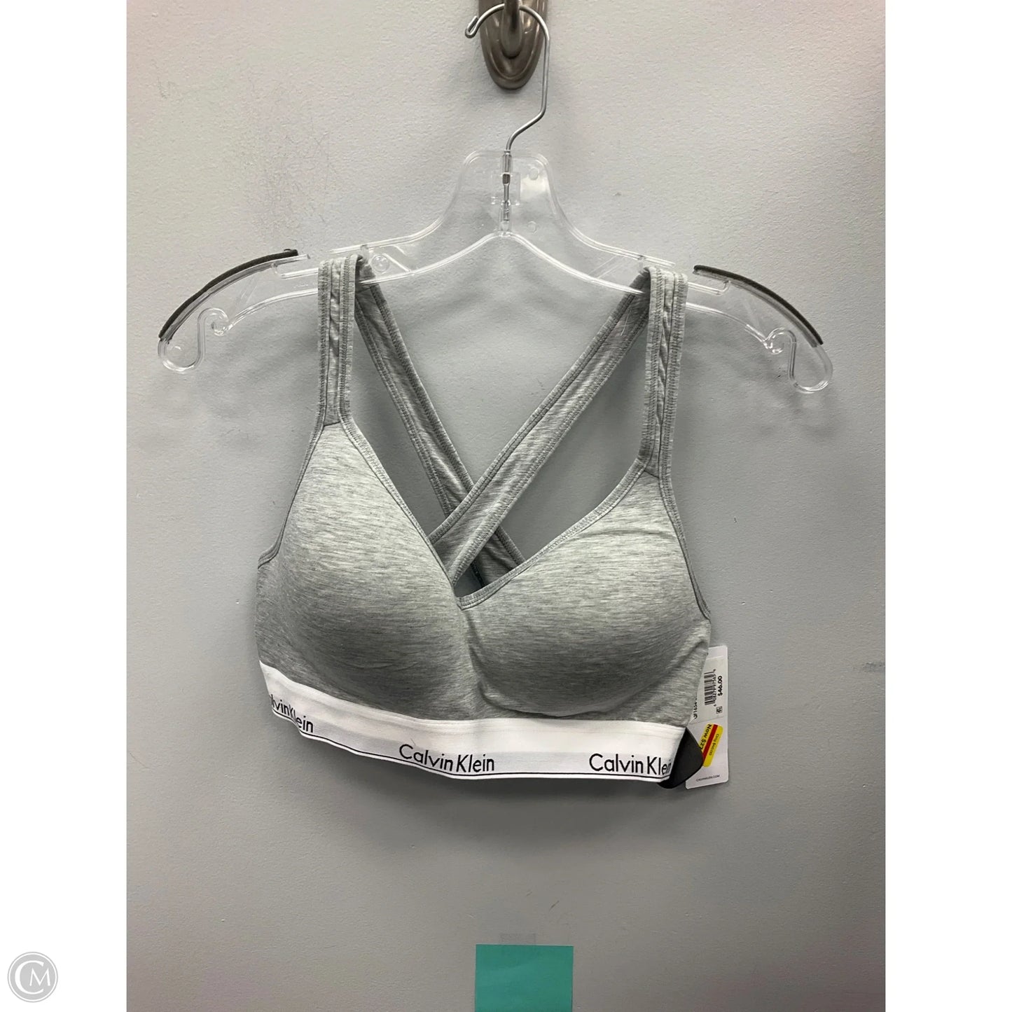 Bra By Calvin Klein In Grey, Size: Xl