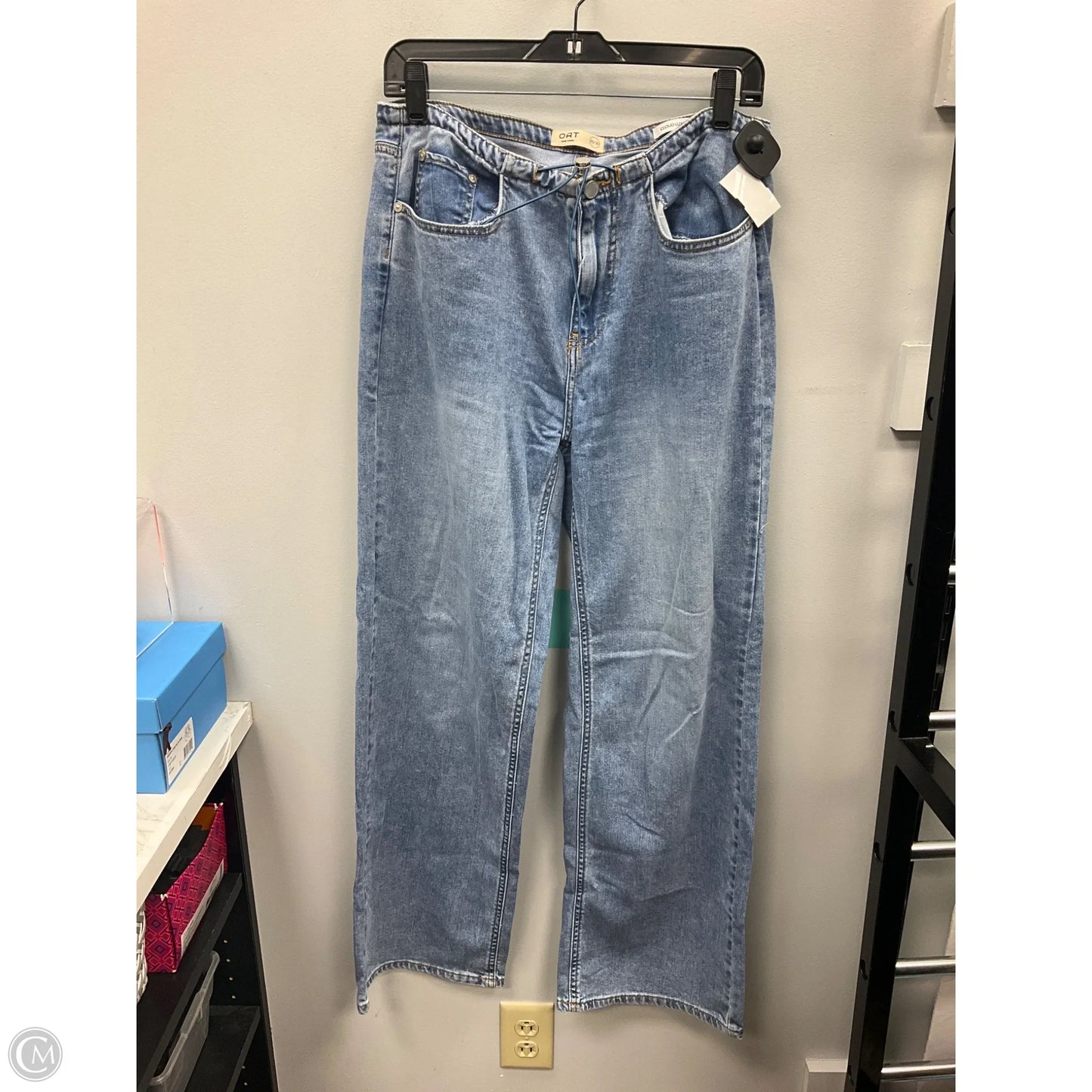 Jeans Wide Leg By Oat In Blue Denim, Size: 10