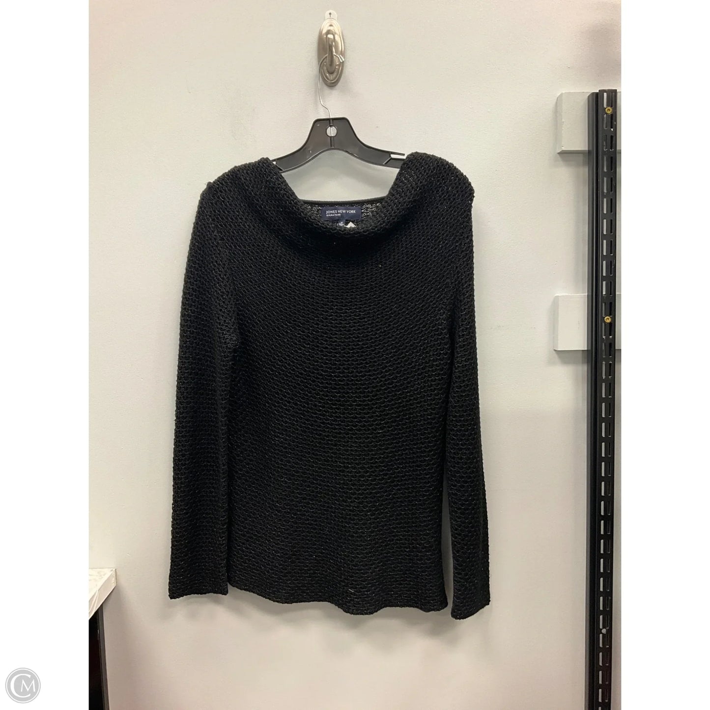 Top Long Sleeve By Jones New York In Black, Size: M