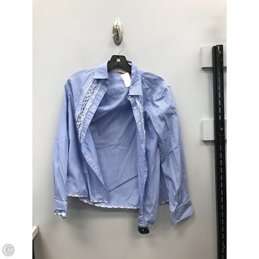 Top Long Sleeve By Brooks Brothers In Striped Pattern, Size: 6