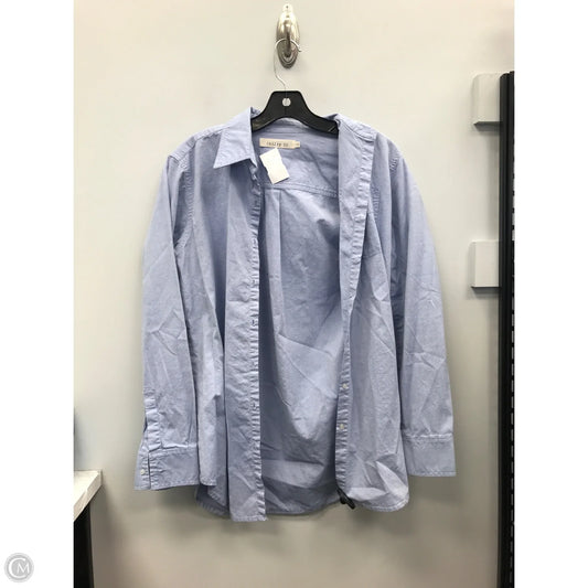 Top Long Sleeve By Cmc In Blue, Size: Xs