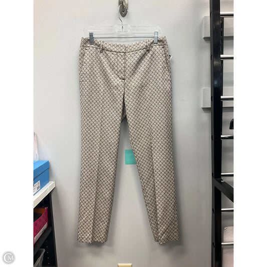 Pants Designer By Tory Burch In Blue & Cream, Size: 6