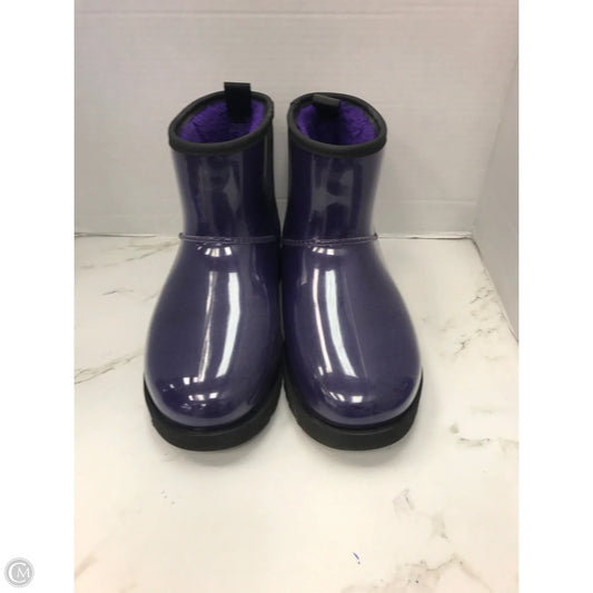 Boots Designer By Ugg In Purple, Size: 8
