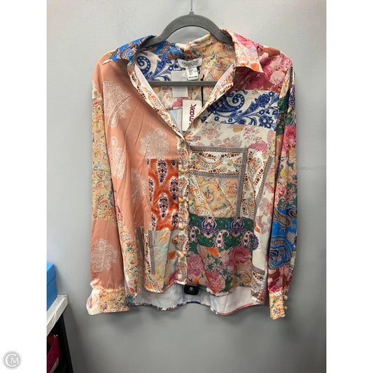 Top Long Sleeve By Rachel Zoe In Multi-colored, Size: S