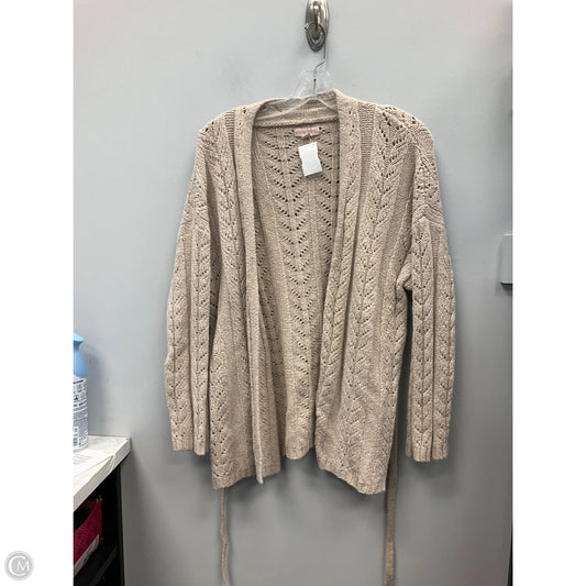 Sweater Cardigan By Knox Rose In Cream, Size: L