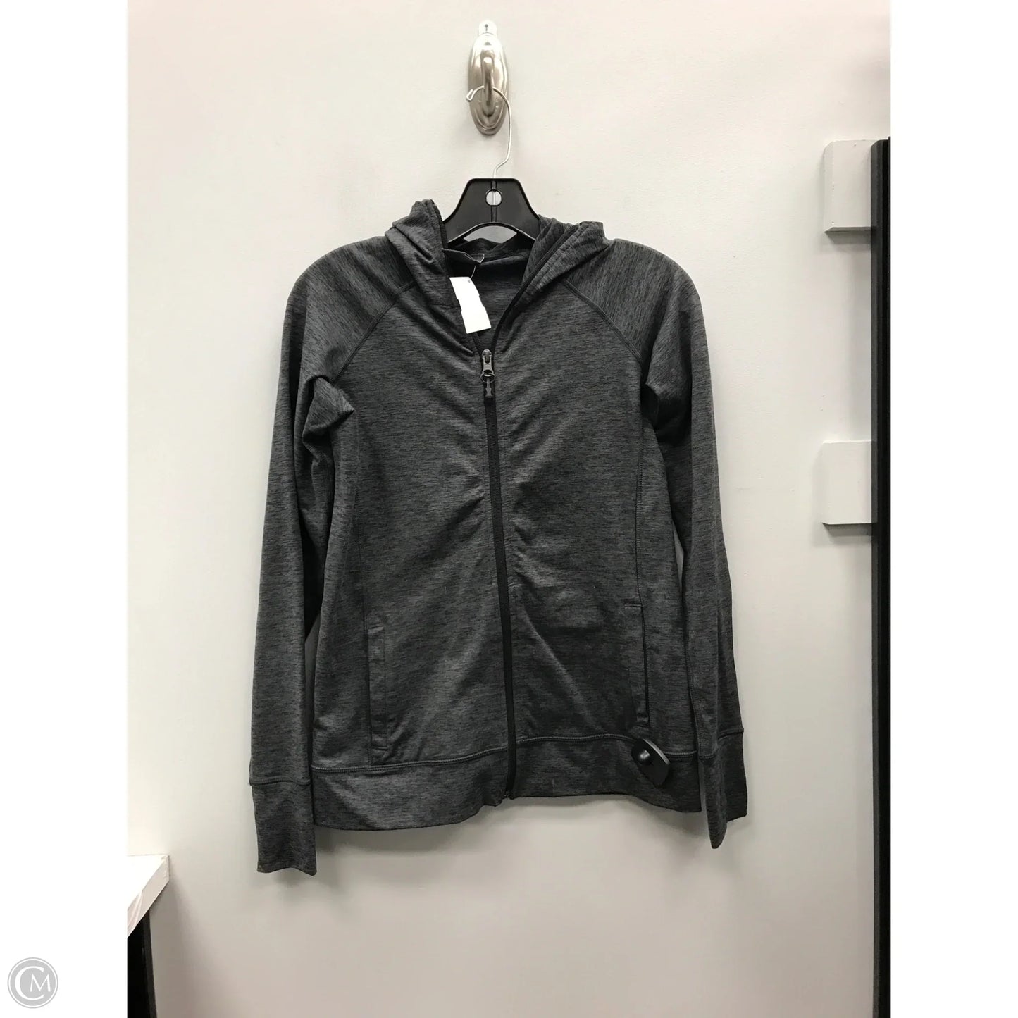 Athletic Jacket By Clothes Mentor In Grey, Size: Xs