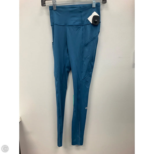 Athletic Leggings By Lululemon In Blue, Size: 2