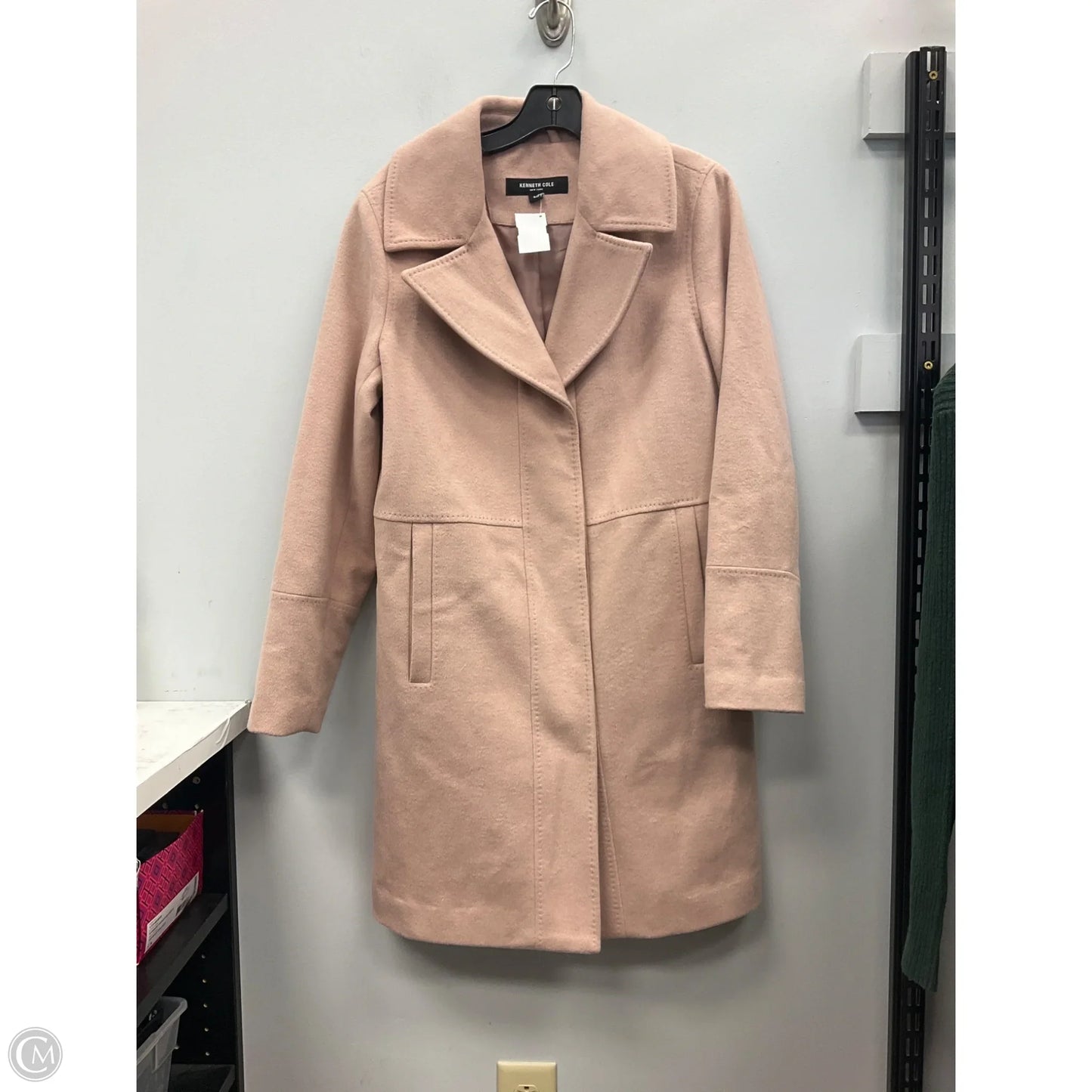 Coat Peacoat By Kenneth Cole In Pink, Size: S
