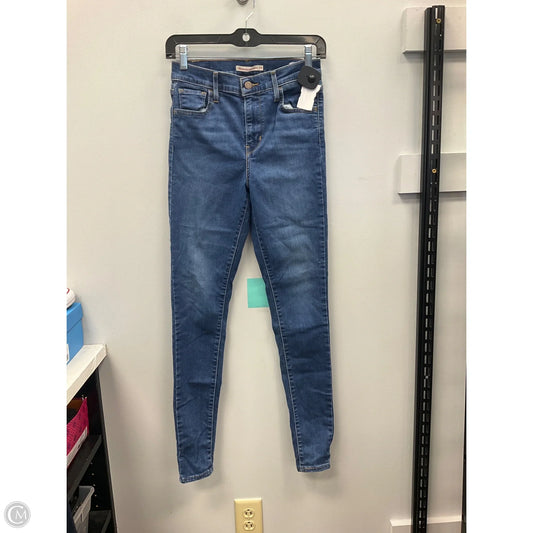 Jeans Skinny By Levis In Blue Denim, Size: 2