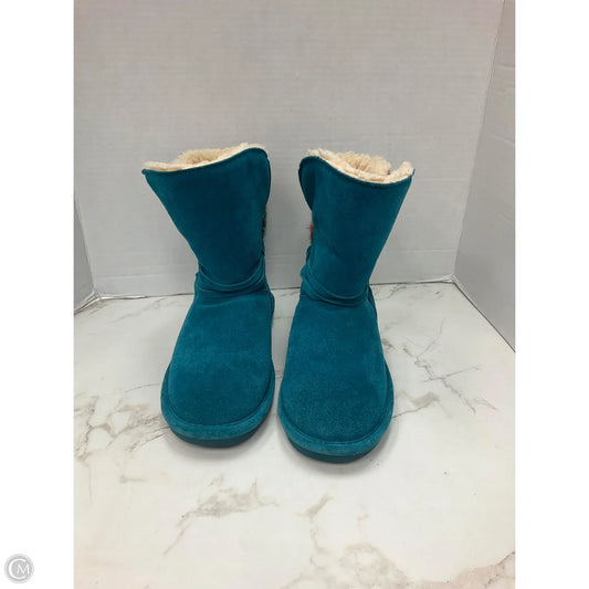 Boots Ankle Flats By Bearpaw In Blue, Size: 6