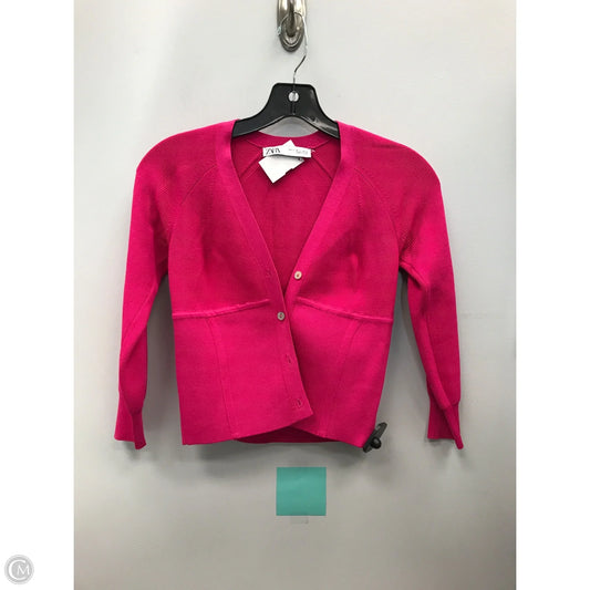 Top Long Sleeve By Zara In Pink, Size: S
